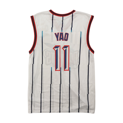 Vintage Men's White Houston Rockets Sleeveless Jersey