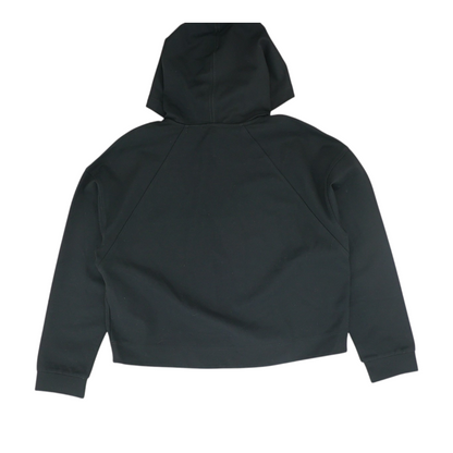 Black Solid Hoodie Pullover