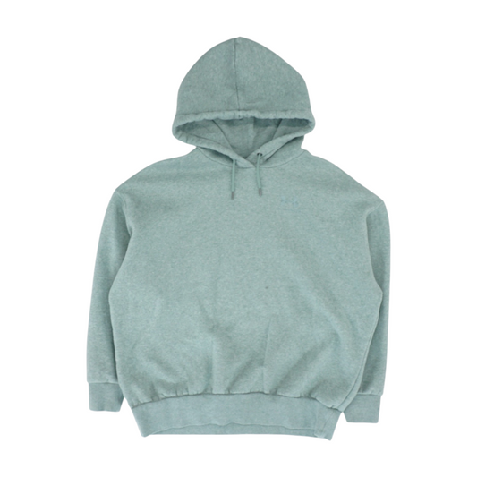 Green Solid Hoodie Pullover