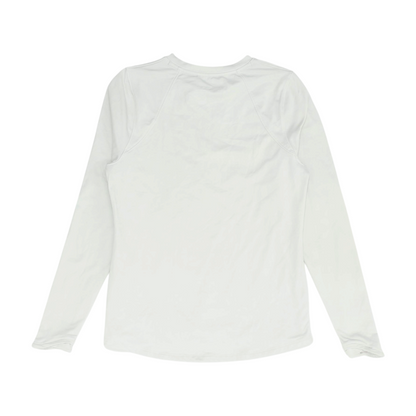 White Solid Active T-Shirt