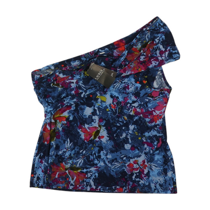 Blue Graphic Blouse