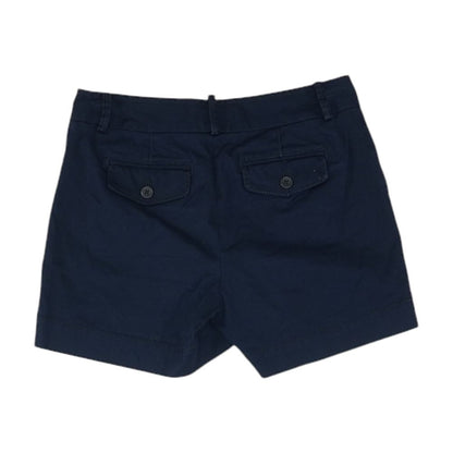 Navy Solid Khaki Shorts