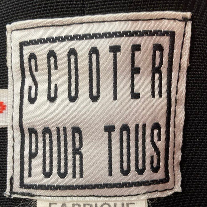 Vintage Black Solid Pants