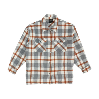 Multi Plaid Flannel Button Down