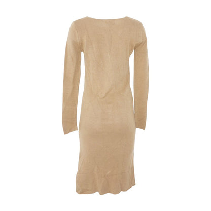 Tan Midi Dress