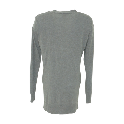 Gray Cardigan Sweater
