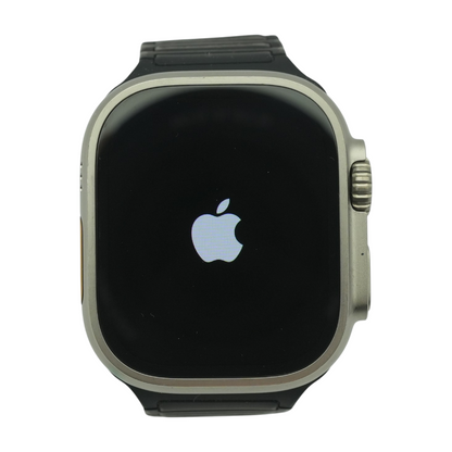 49mm Ultra Titanium Smartwatch Black Band M/L