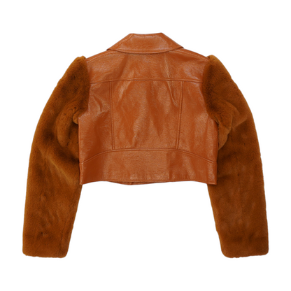 Brown Solid Jacket