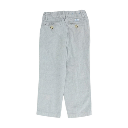 Gray Striped Chino Pants