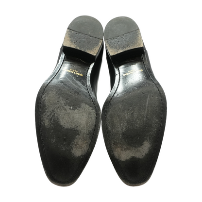 Black Wyatt Chelsea Boots in Smooth Leather
