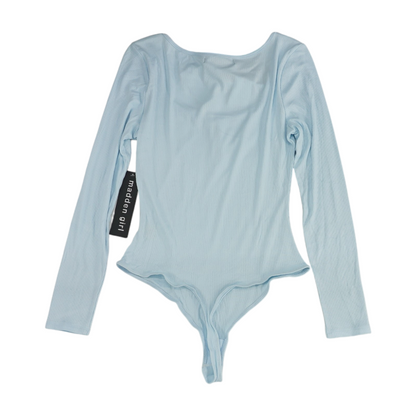 Blue Bodysuit Blouse