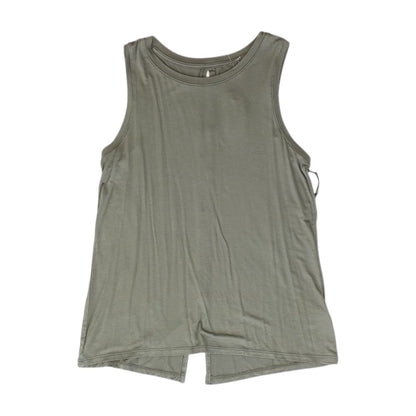Gray Solid Sleeveless Blouse