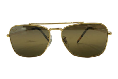 Gold New Caravan Aviator Sunglasses