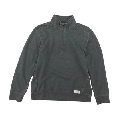 Charcoal Solid 1/4 Zip Pullover
