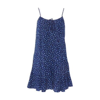 Navy Floral Mini Dress