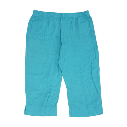 Blue Plus Wide Leg Pants