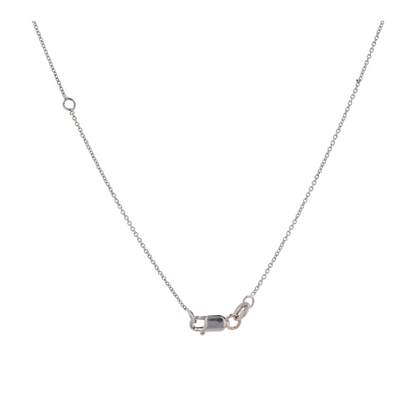1/5 ctw 18K White Gold Diamond Pendant Necklace
