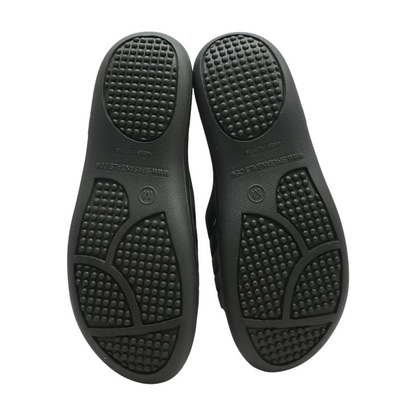 Black Flat Sandals