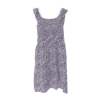 Black Animal Print Mini Dress