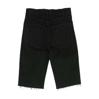Black Denim Shorts