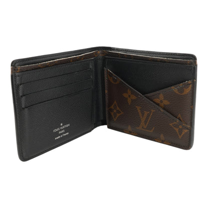 Multiple Wallet in Monogram Macassar Canvas