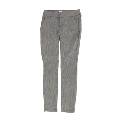 White Check Dress Pants
