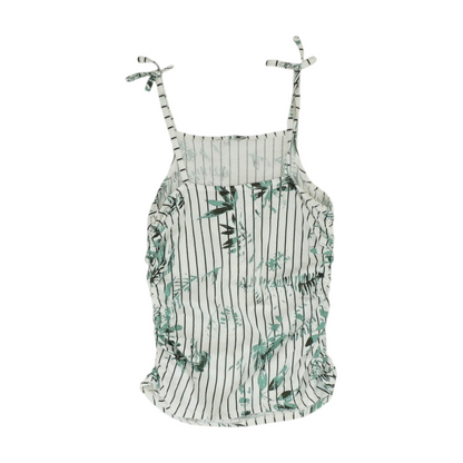 White Striped Dress