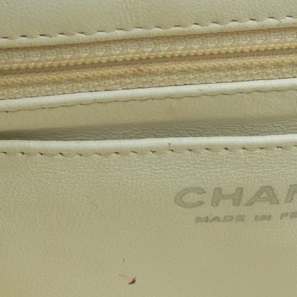 Classic Mini Square Flap Bag in White