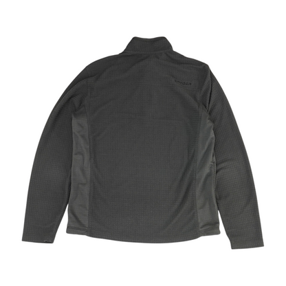 Gray Solid 1/4 Zip Pullover