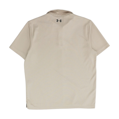 Brown Solid Short Sleeve Polo