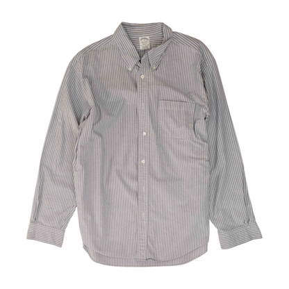 Blue Striped Long Sleeve Button Down