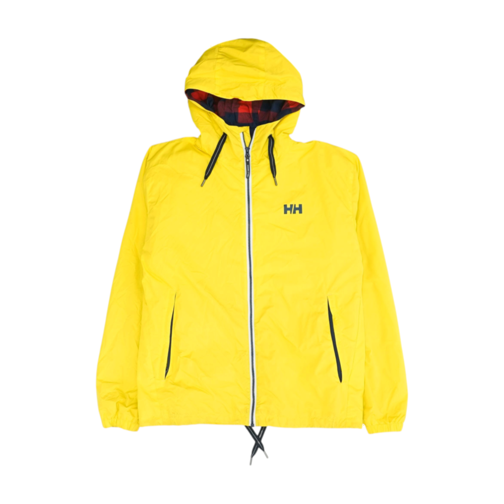 Yellow Solid Rain Jacket