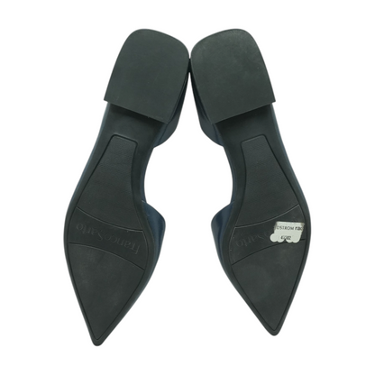 Navy Slip-On Flats