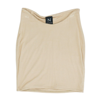 Tan Mini Skirt