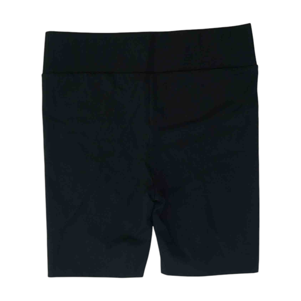 Black Solid Active Shorts