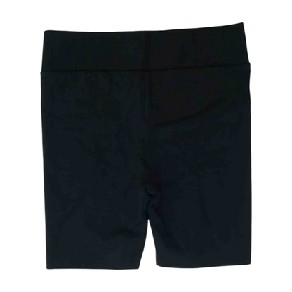 Black Solid Active Shorts