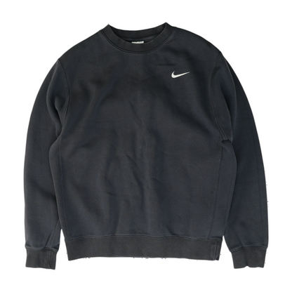 Gray Solid Sweatshirt Pullover