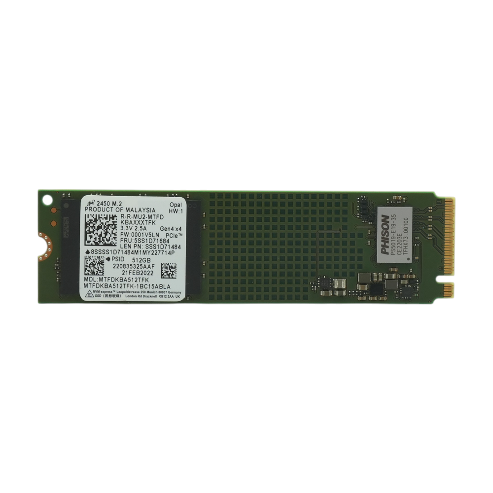 512GB 2450 Internal M.2 SSD