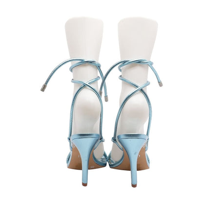 Blue Stiletto Heels
