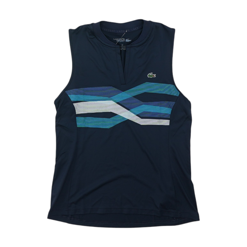 Navy Abstract Blouse