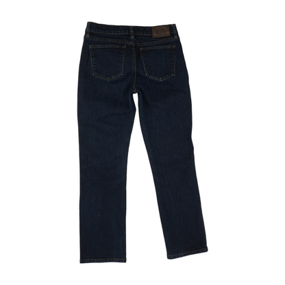 Navy Petite Straight Jeans