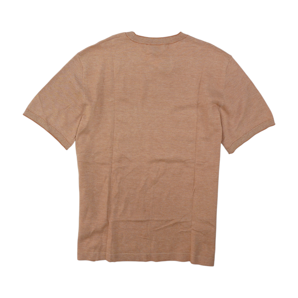Orange Solid Pullover Sweater