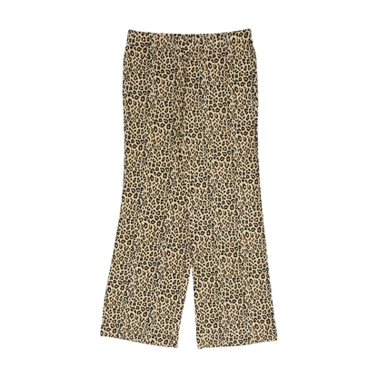 Tan Animal Print Pajama Bottom