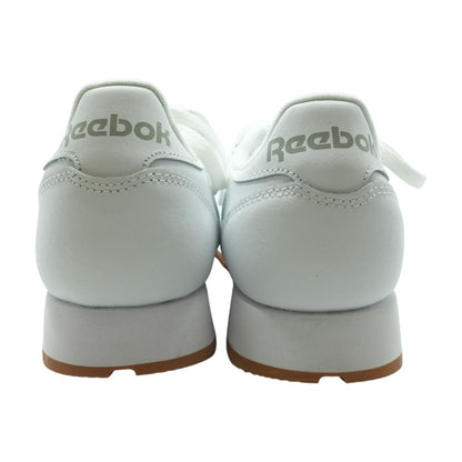 Classic Leather White Low Top Athletic Shoes