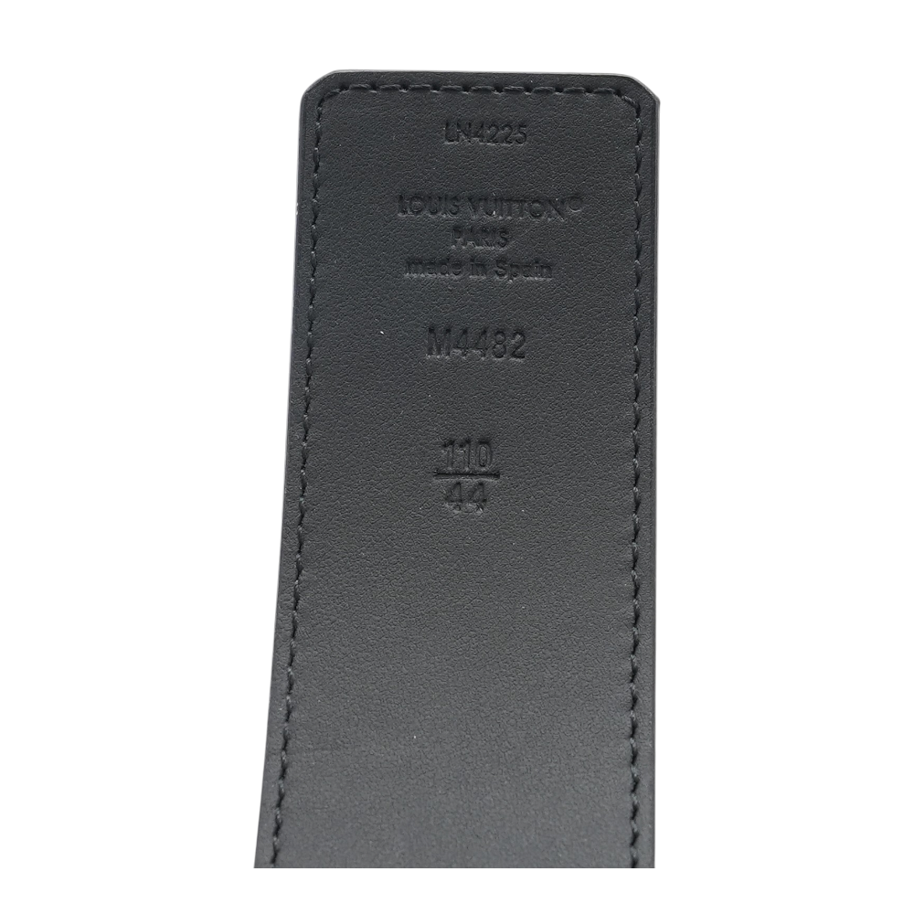 LV Initiales 40mm Matte Black Belt