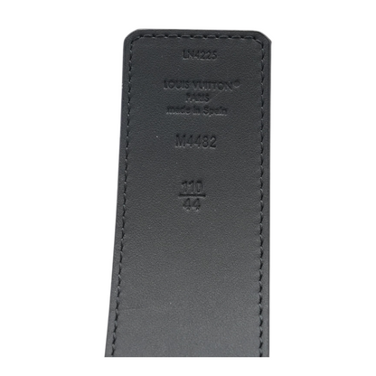 LV Initiales 40mm Matte Black Belt