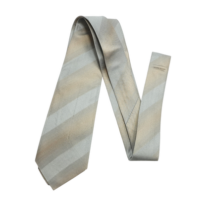 Gray Striped Neck Tie