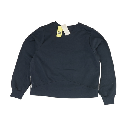 Navy Solid Sweatshirt Pullover
