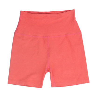 Neon Pink Solid Active Shorts