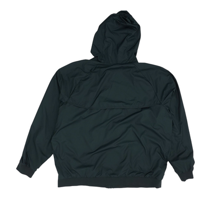 Black Solid Rain Jacket